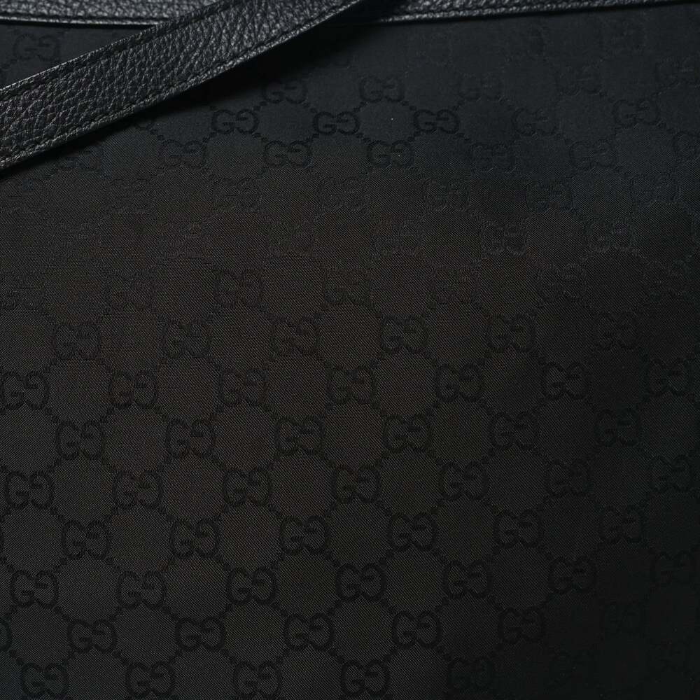 Gucci Denim Large Half Moon Hobo Black #254589G72B - Picture 8 of 12